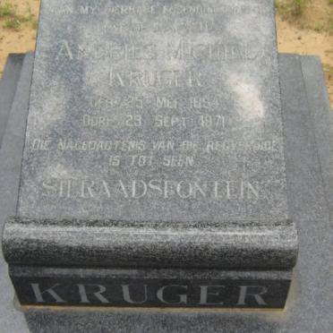 KRUGER Andries Michiel 1894-1971