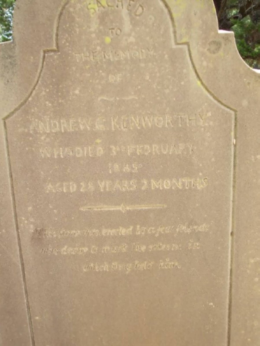 KENWORTHY Andrew -1885