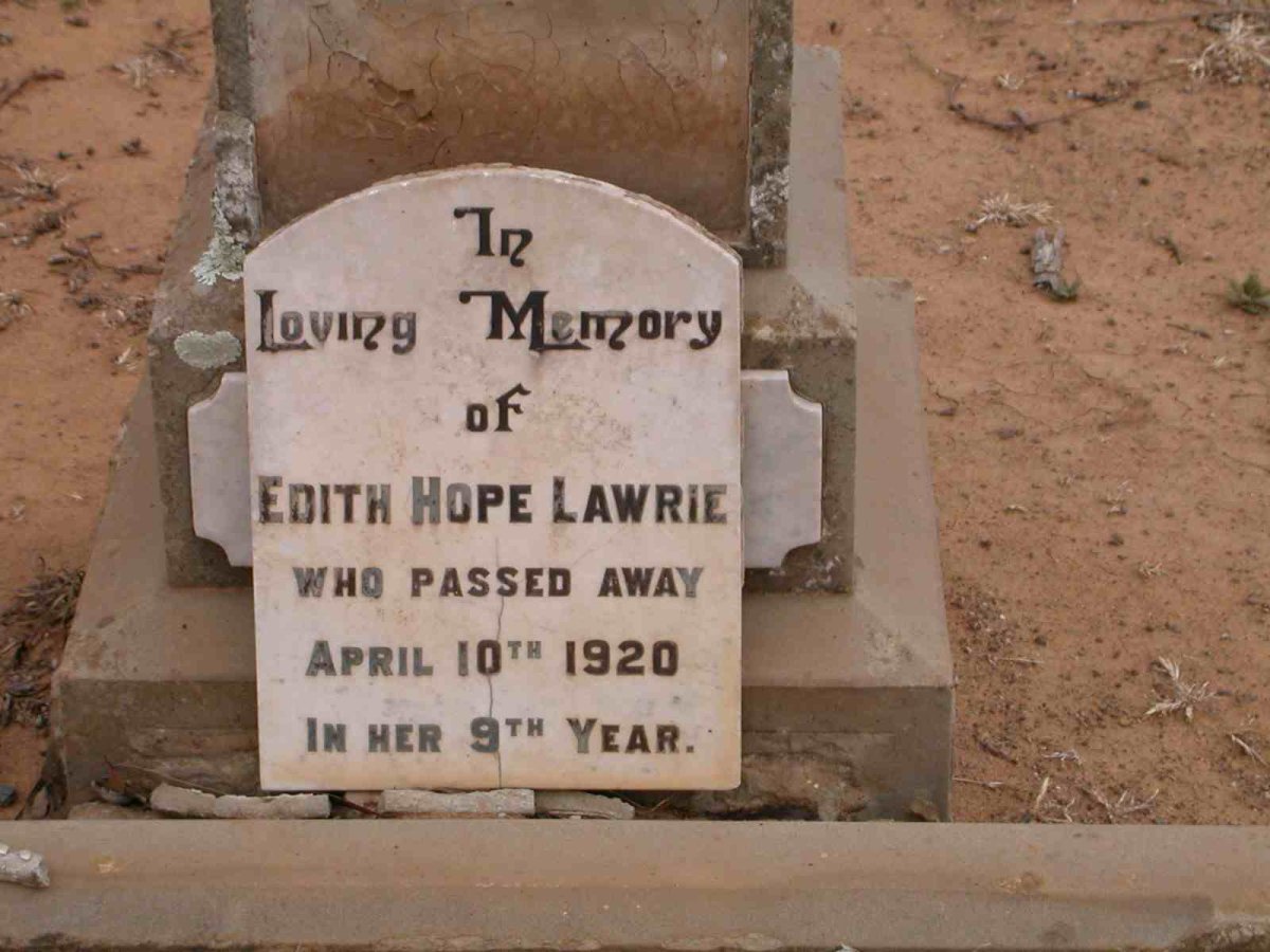 LAWRIE Edith Hope -1920
