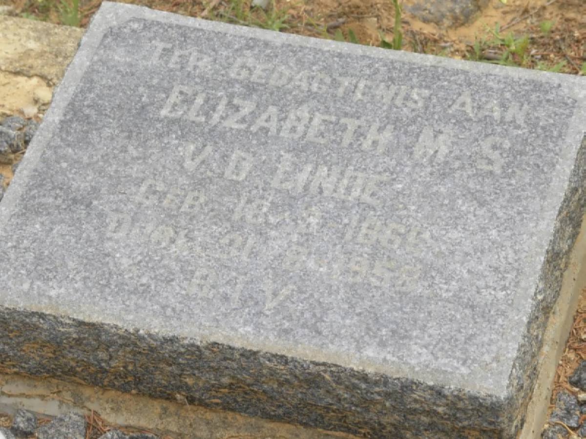 LINDE Elizabeth M.S., v.d 1869-1958