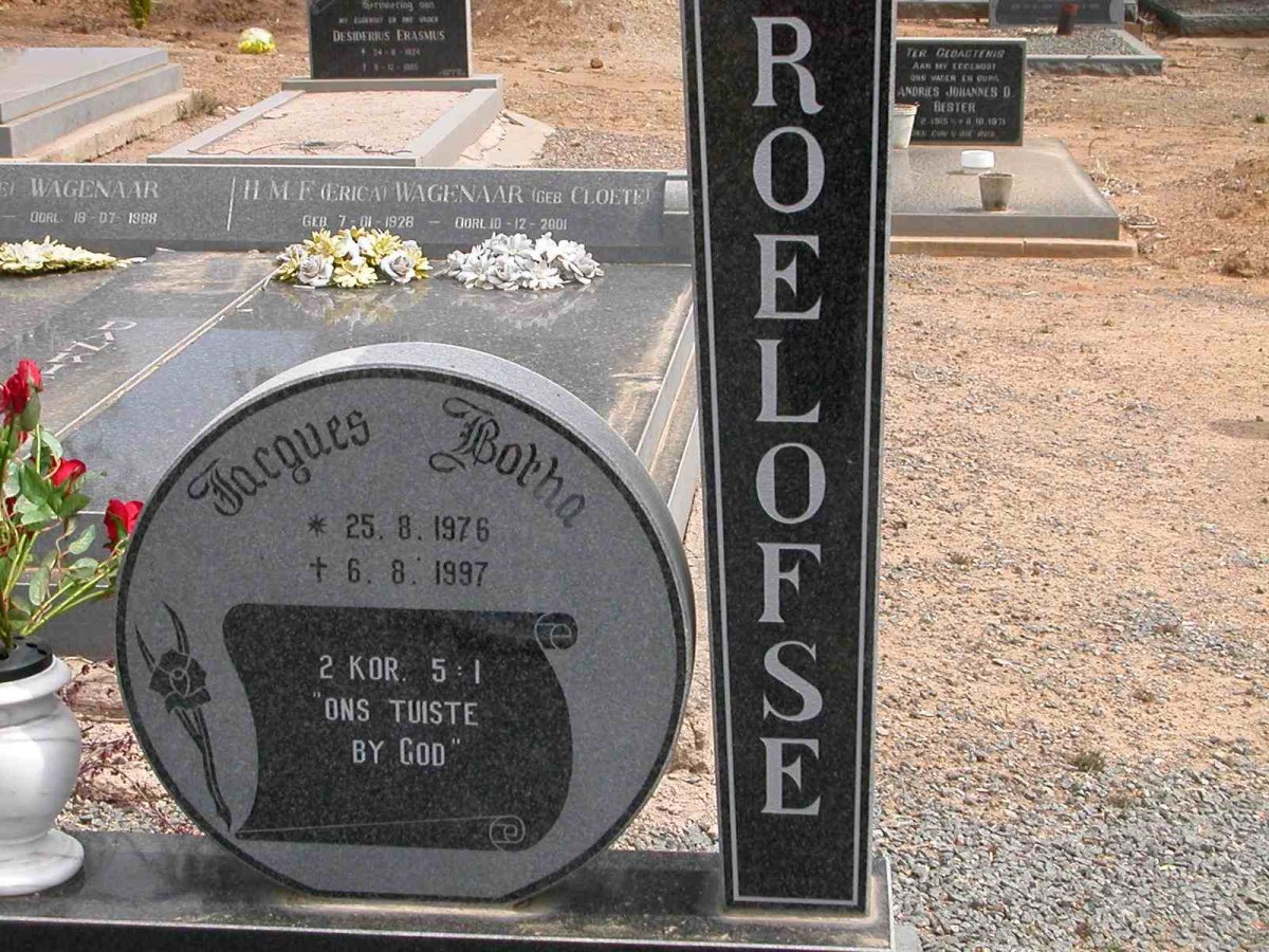 ROELOFSE Jacques Botha 1976-1997