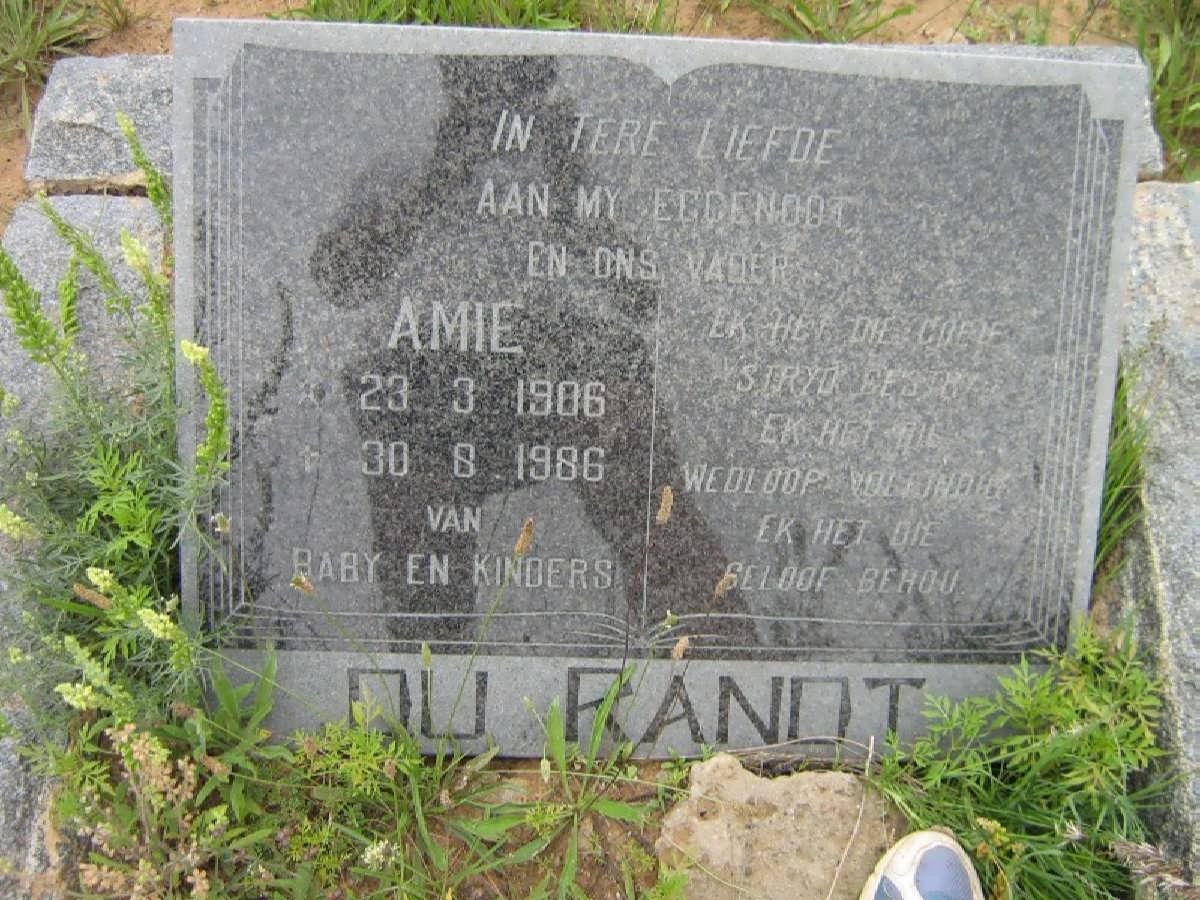 RANDT Amie, du 1906-1986