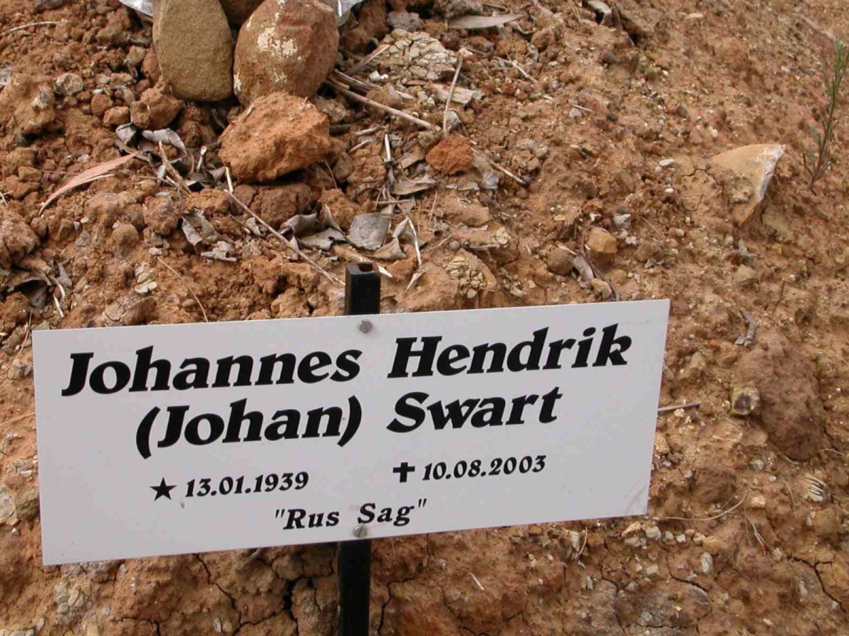 SWART Johannes Hendrik 1939-2003