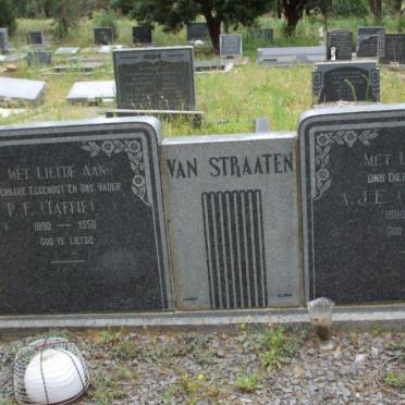 STRAATEN P.F., van 1890-1950 &amp; A.J.E. 1890-1979