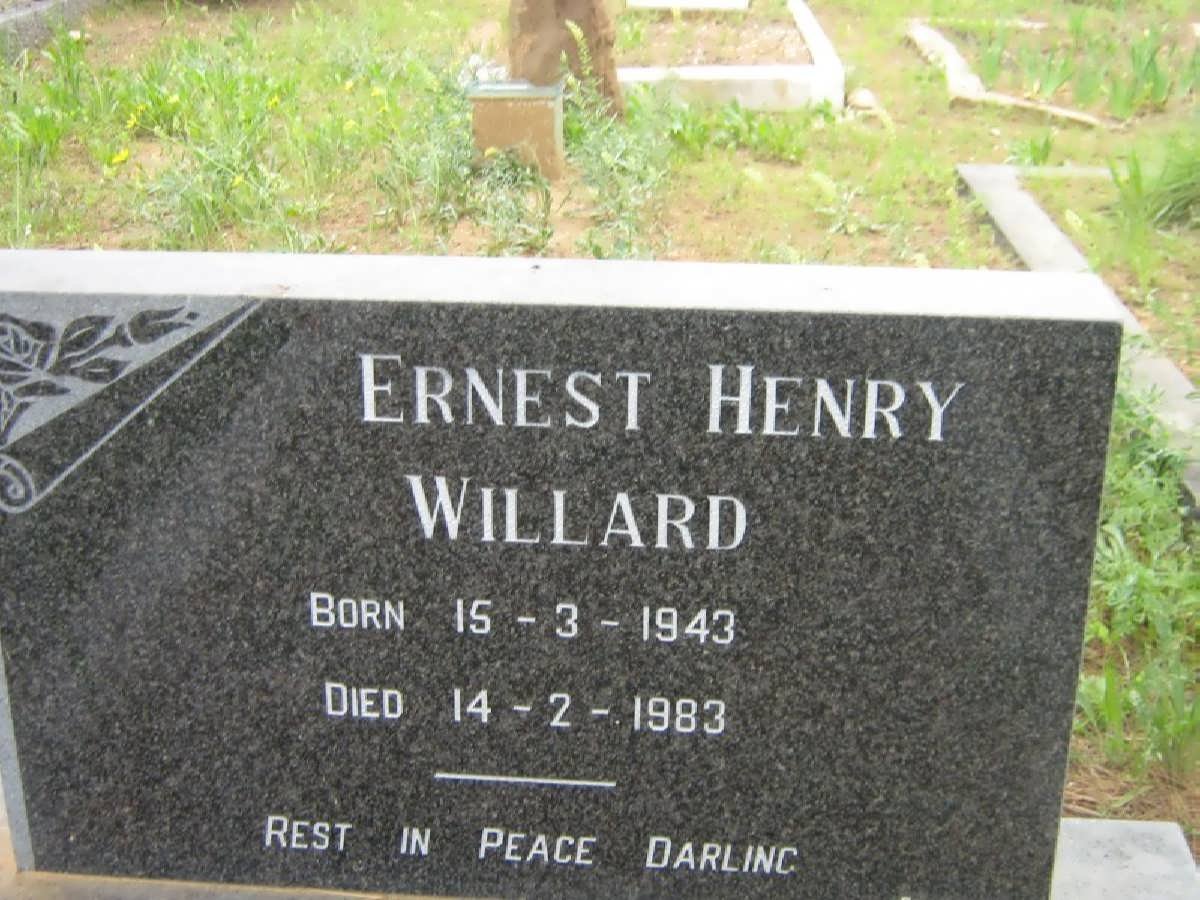 WILLARD Ernest Henry 1943-1983