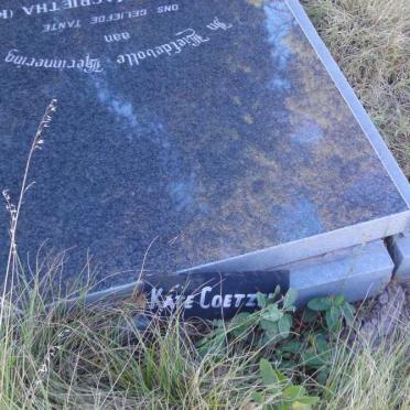 COETZEE Catharina Magrietha nee ROODT 1908-1992