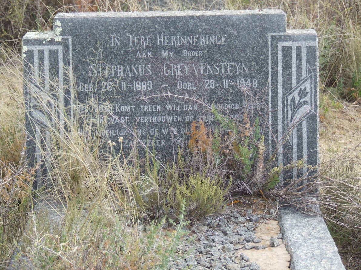 GREYVENSTEYN Stephanus 1889-1948