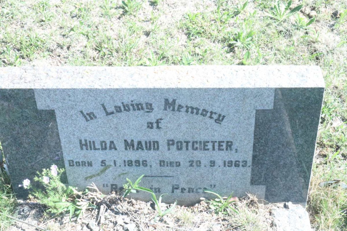 POTGIETER Hilda Maud 1896-1963