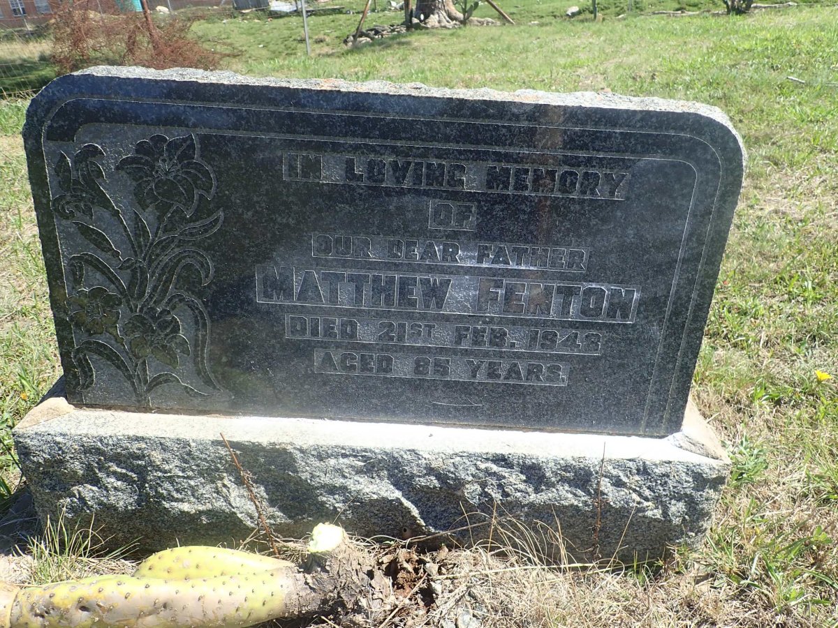 FENTON Matthew -1948