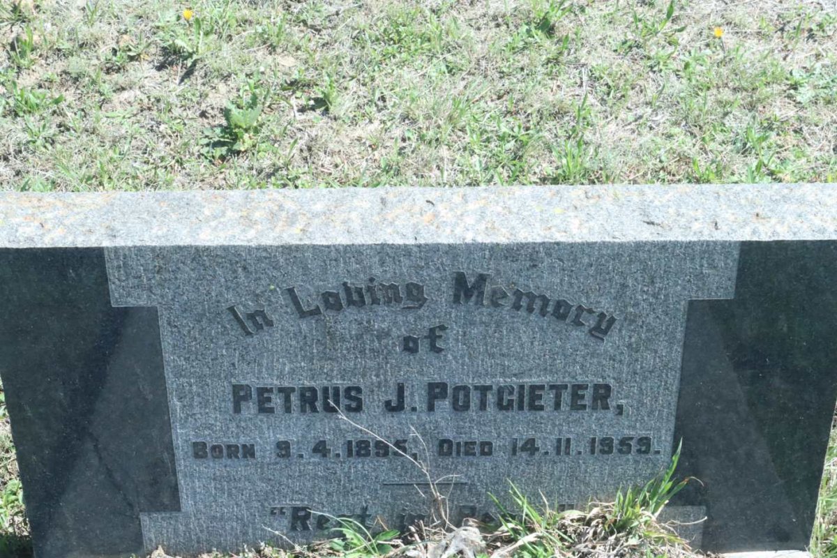 POTGIETER Petrus J. 1895-1959