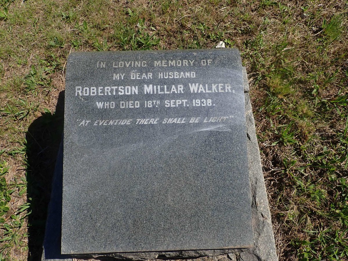WALKER Robertson Millar -1938