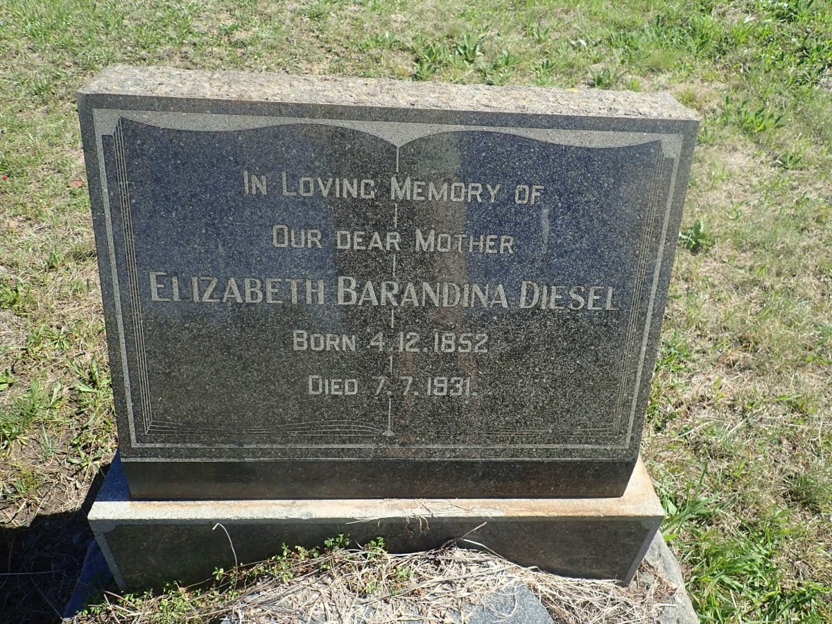 DIESEL Elizabeth Barandina 1852-1931