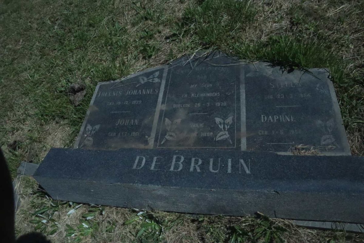 BRUIN Theunis Johannes, de 1929-1970 :: DE BRUIN Johan 1961-1970