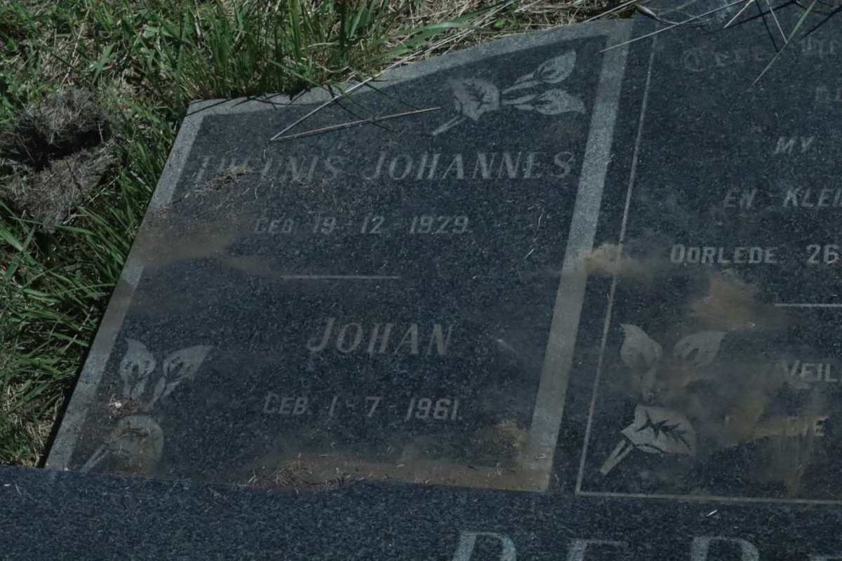 BRUIN Theunis Johannes, de 1929-1970 :: DE BRUIN Johan 1961-1970