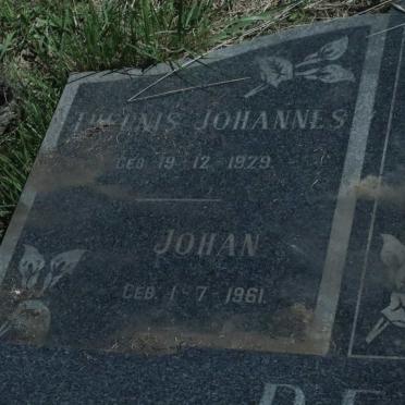 BRUIN Theunis Johannes, de 1929-1970 :: DE BRUIN Johan 1961-1970