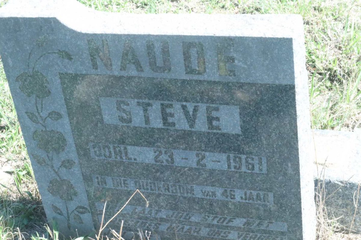 NAUDE Steve -1961