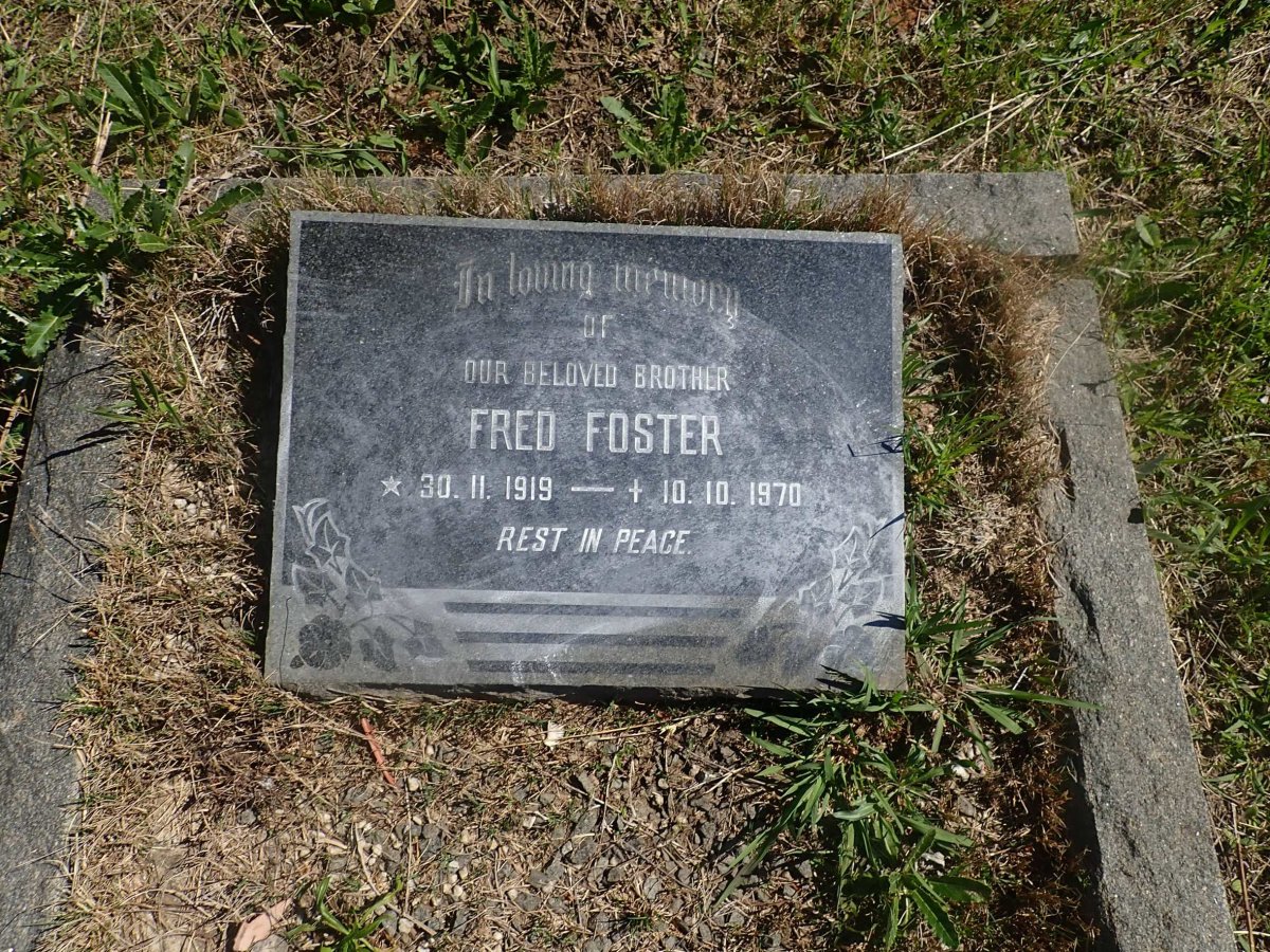 FOSTER Fred 1919-1970