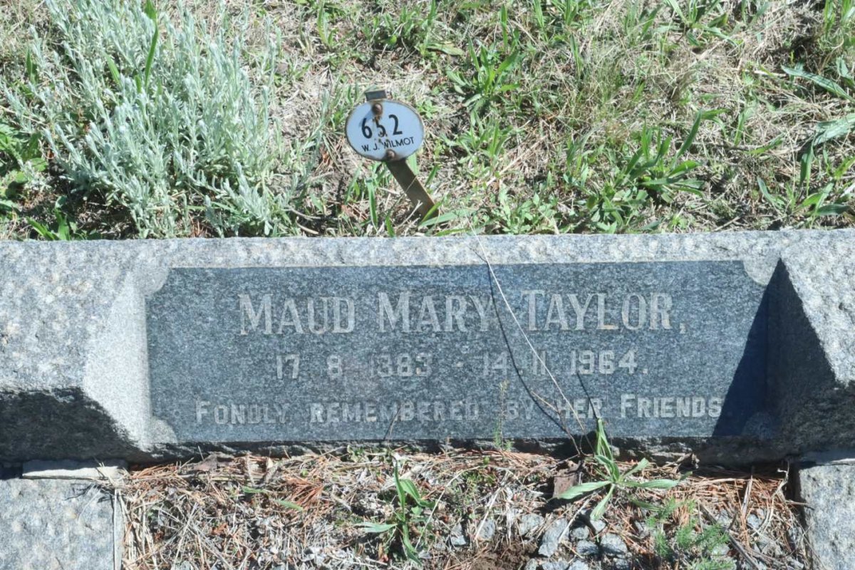 TAYLOR Maud Mary 1883-1964