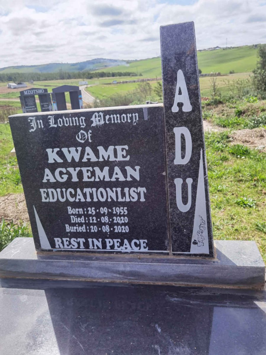 ADU Kwame Agyeman 1955-2020