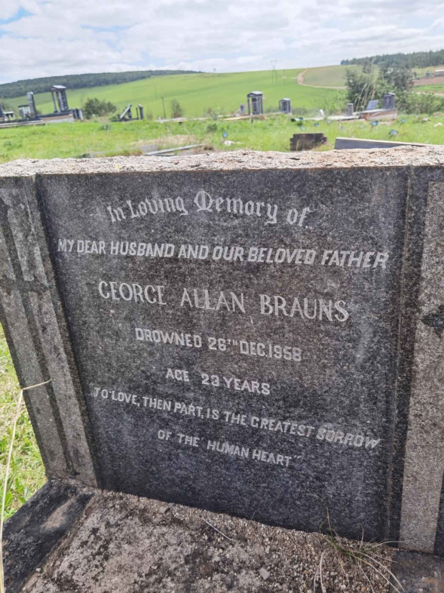 BRAUNS George Allan -1958