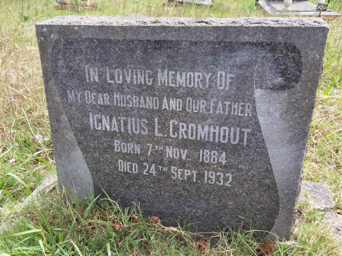 CROMHOUT Ignatius L. 1884-1932