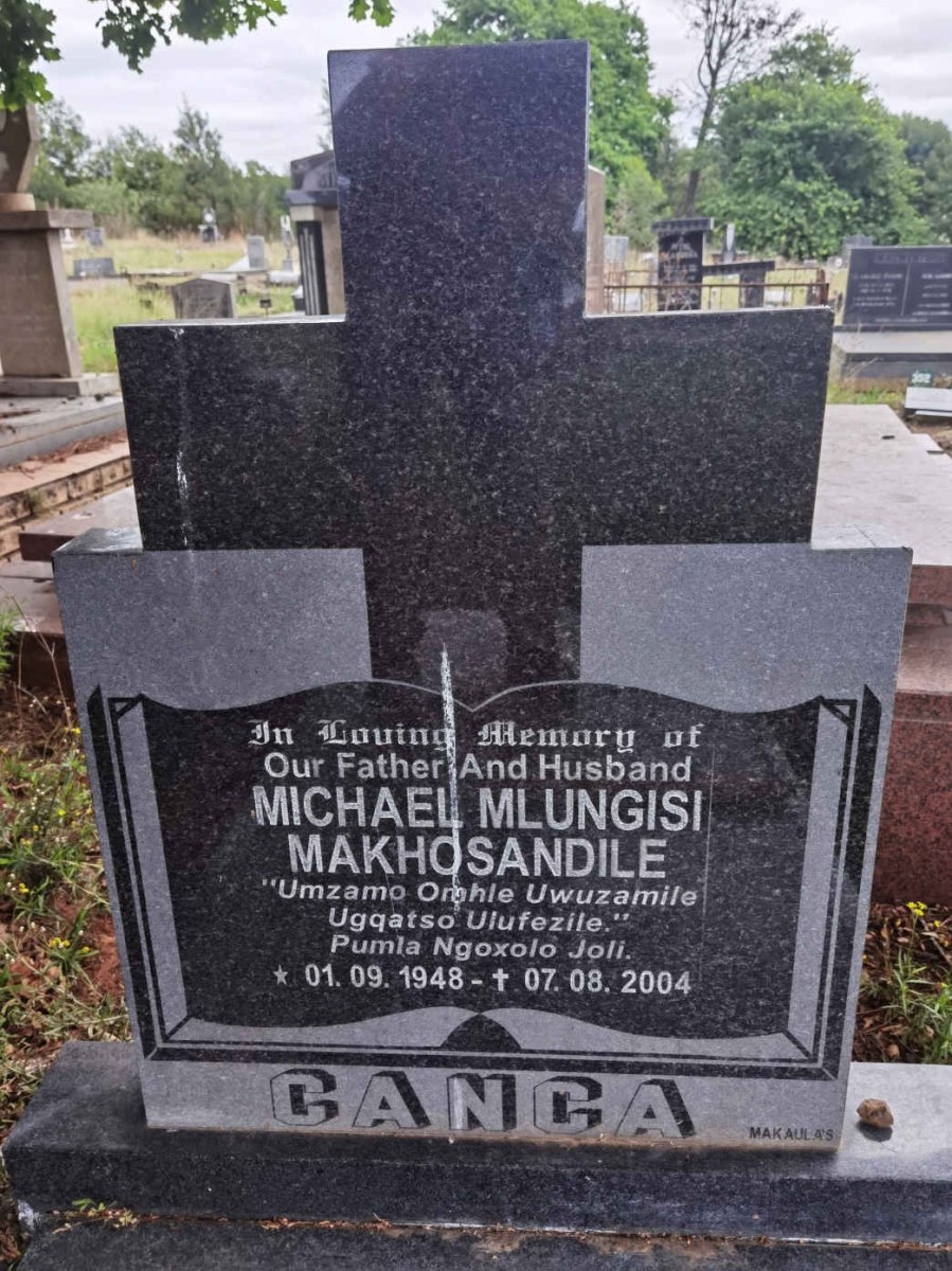 CANCA Michael Mlungisi Makhosandile 1948-2004