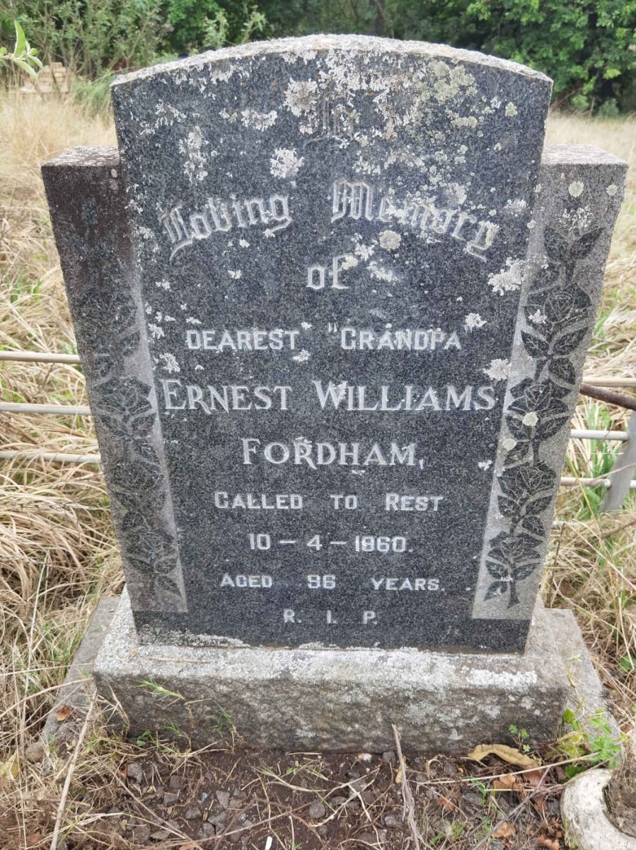 FORDHAM Ernest Williams -1860