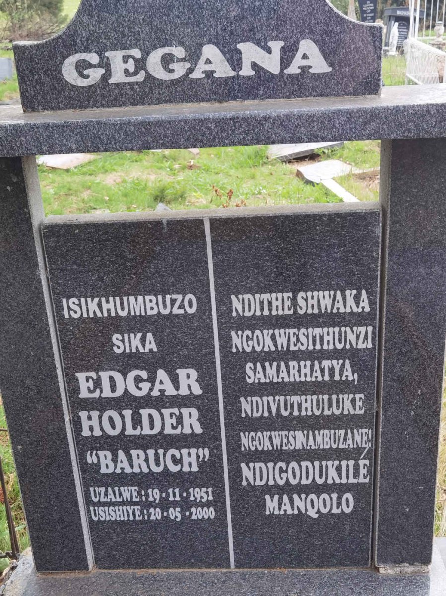 GEGANA Edgar Holder 1951-2000