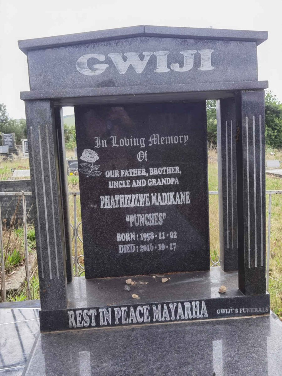 GWIJI Phathizizwe Madikane 1958-2016