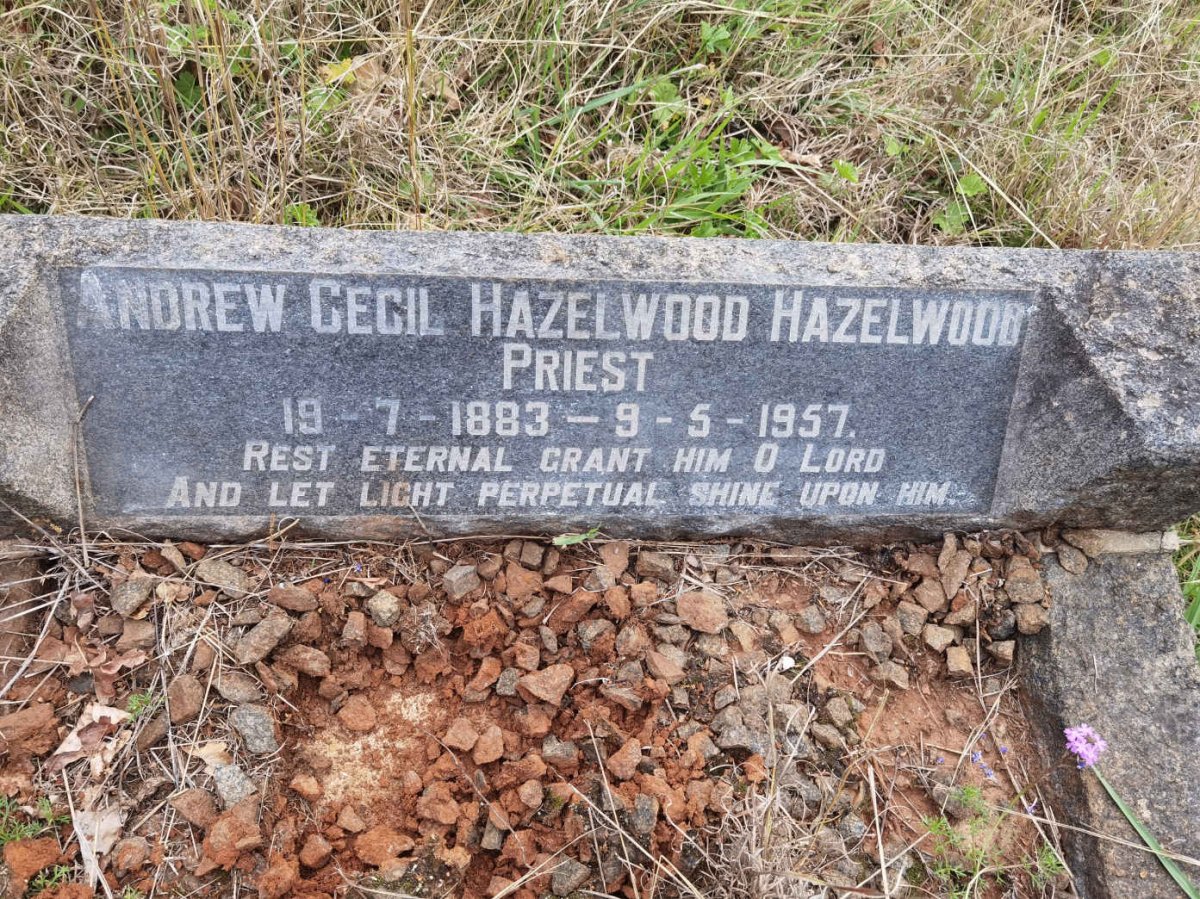 HAZELWOOD Andrew Cecil 1883-1957