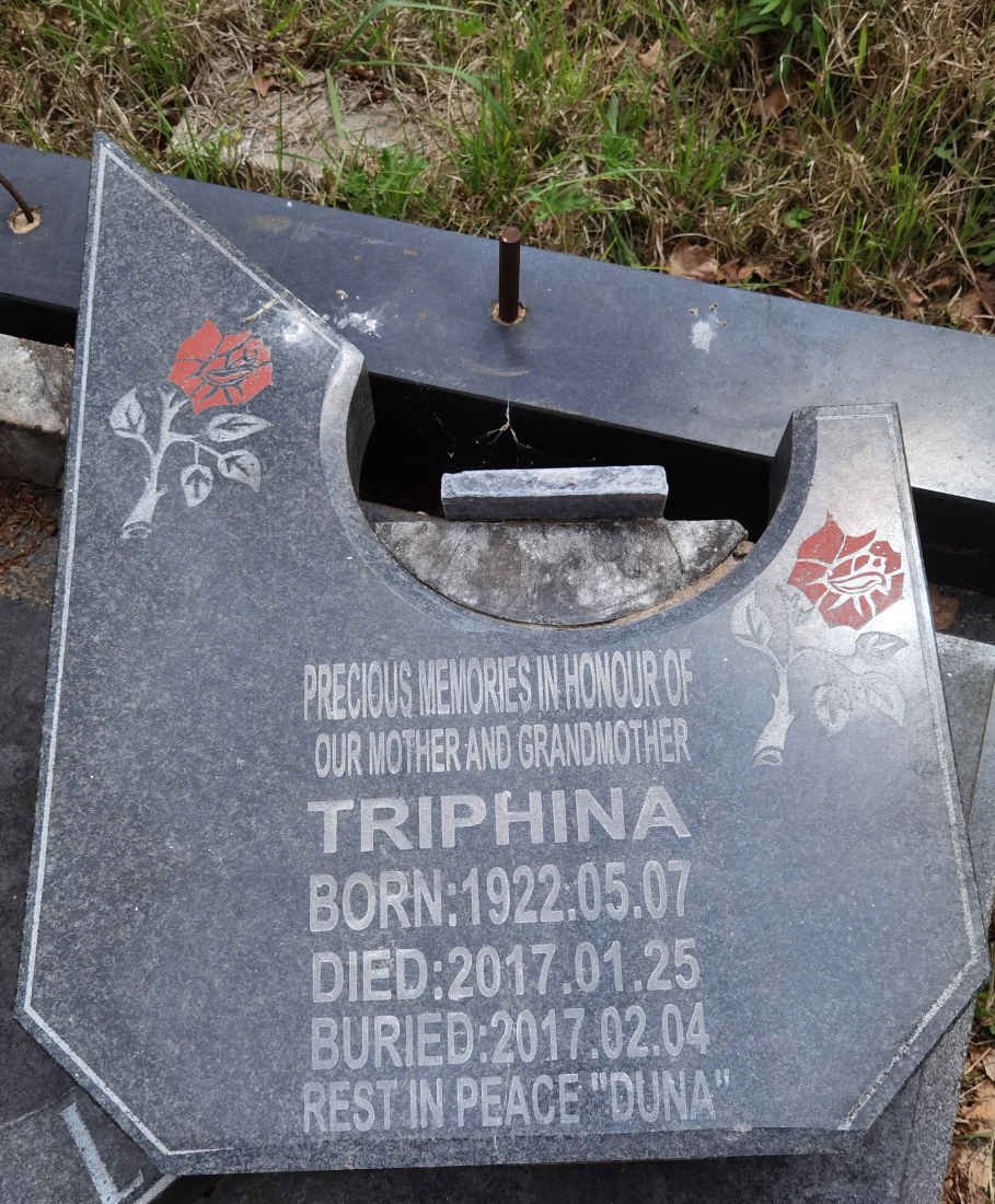 HLOMBE Synod 1920-1995 &amp; Triphina 1922-2017