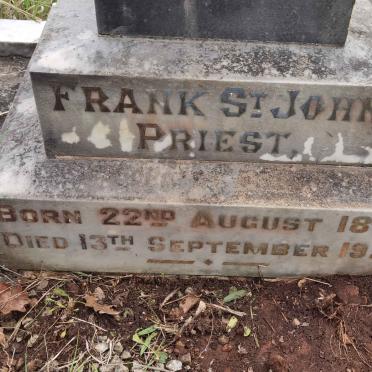 JOHN Frank, St 1874-1929
