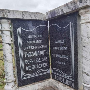 LUDIDI Thozama Ruth, FORD 1935-2007