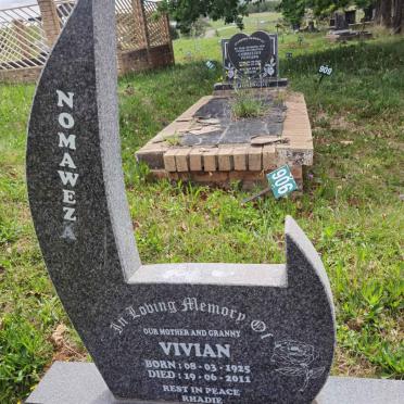 MLENZANA Vivian 1925-2011