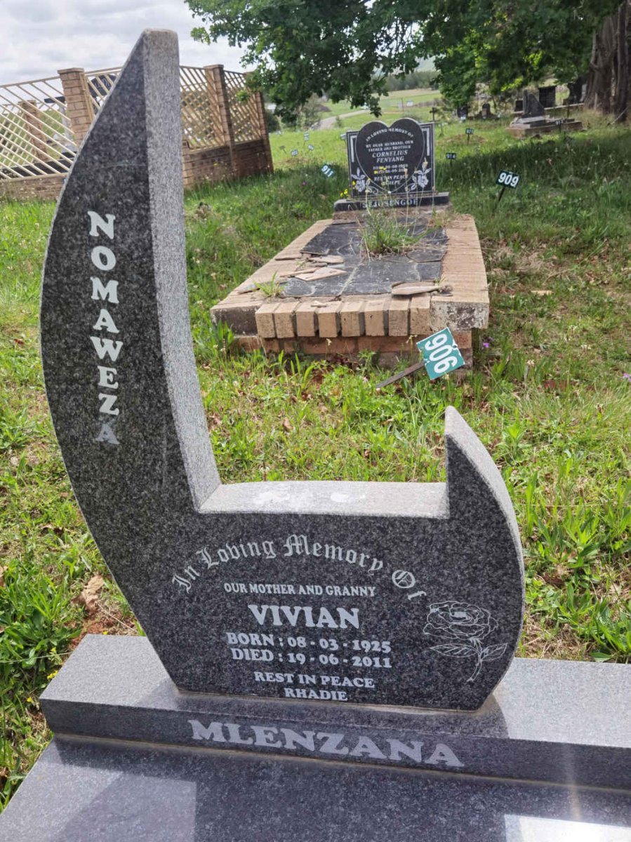 MLENZANA Vivian 1925-2011
