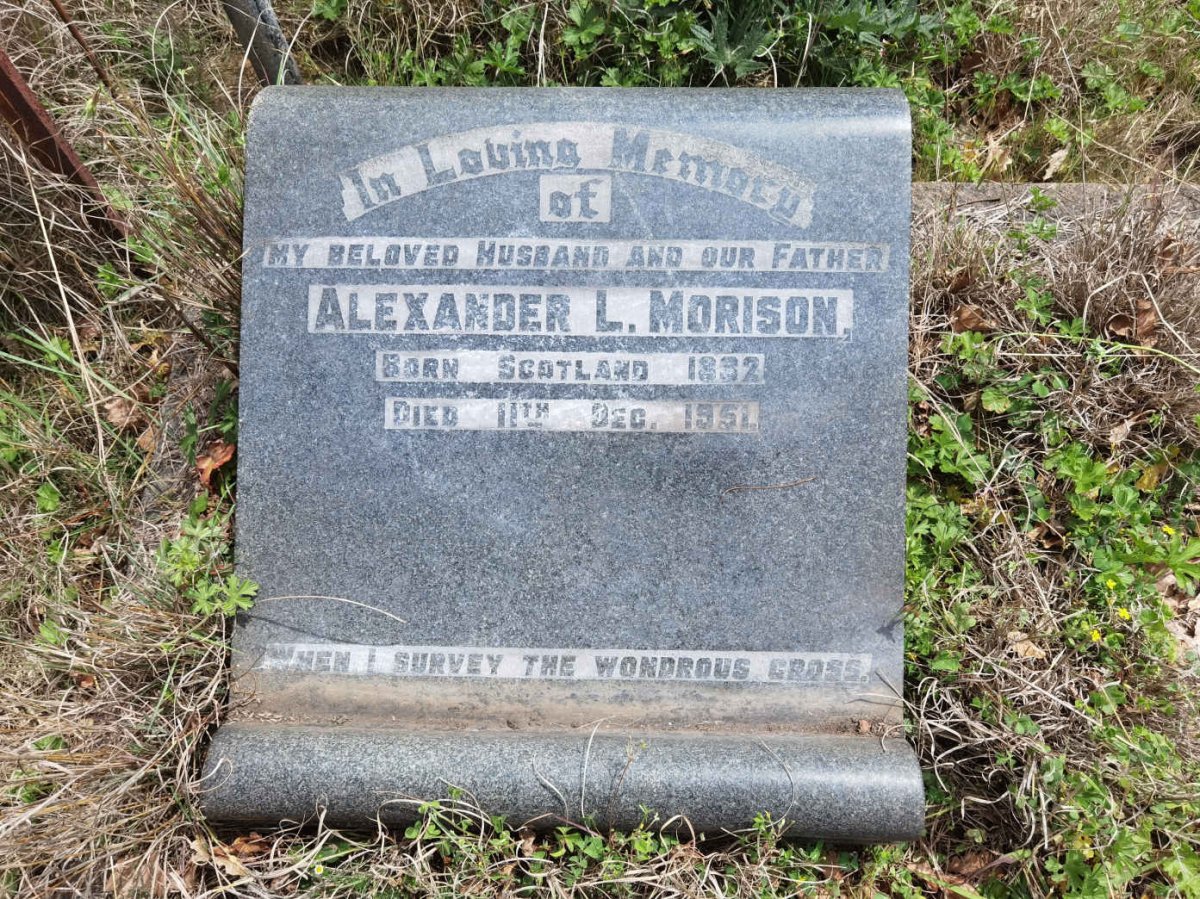 MORISON Alexander L. 18?2-1951