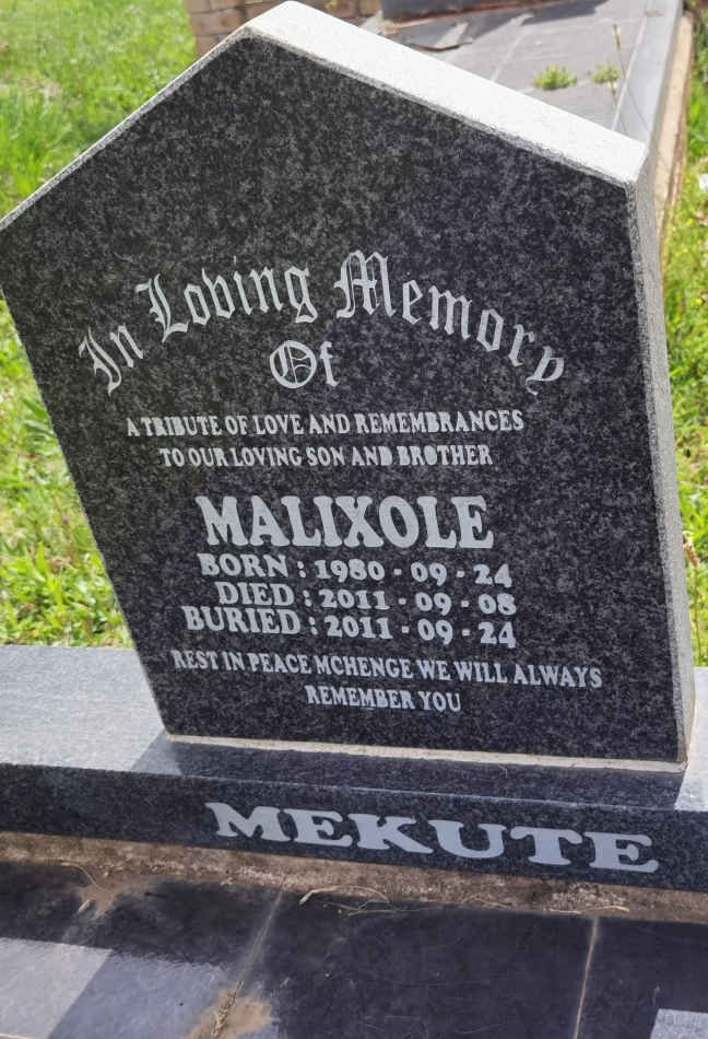MEKUTE Malixole 1980-2011