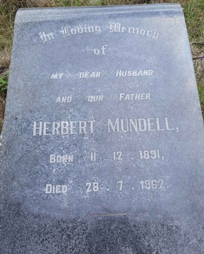 MUNDELL Herbert 1891-1962