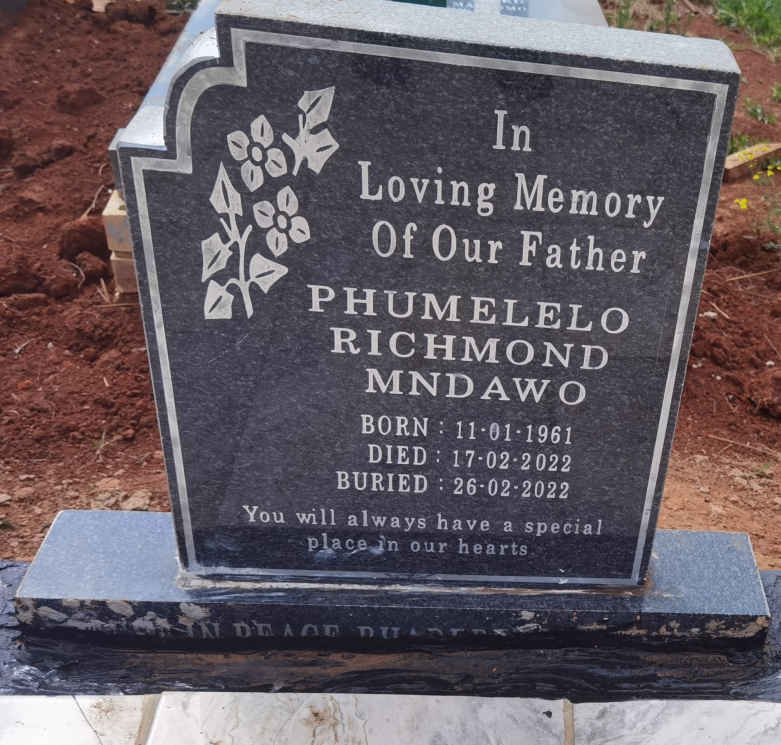 MNDAWO Phumelelo Richmond 1961-2022