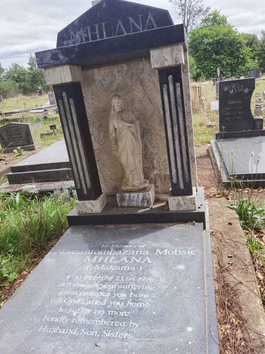 MHLANA Nomantombazana Mobsie 1937-1996