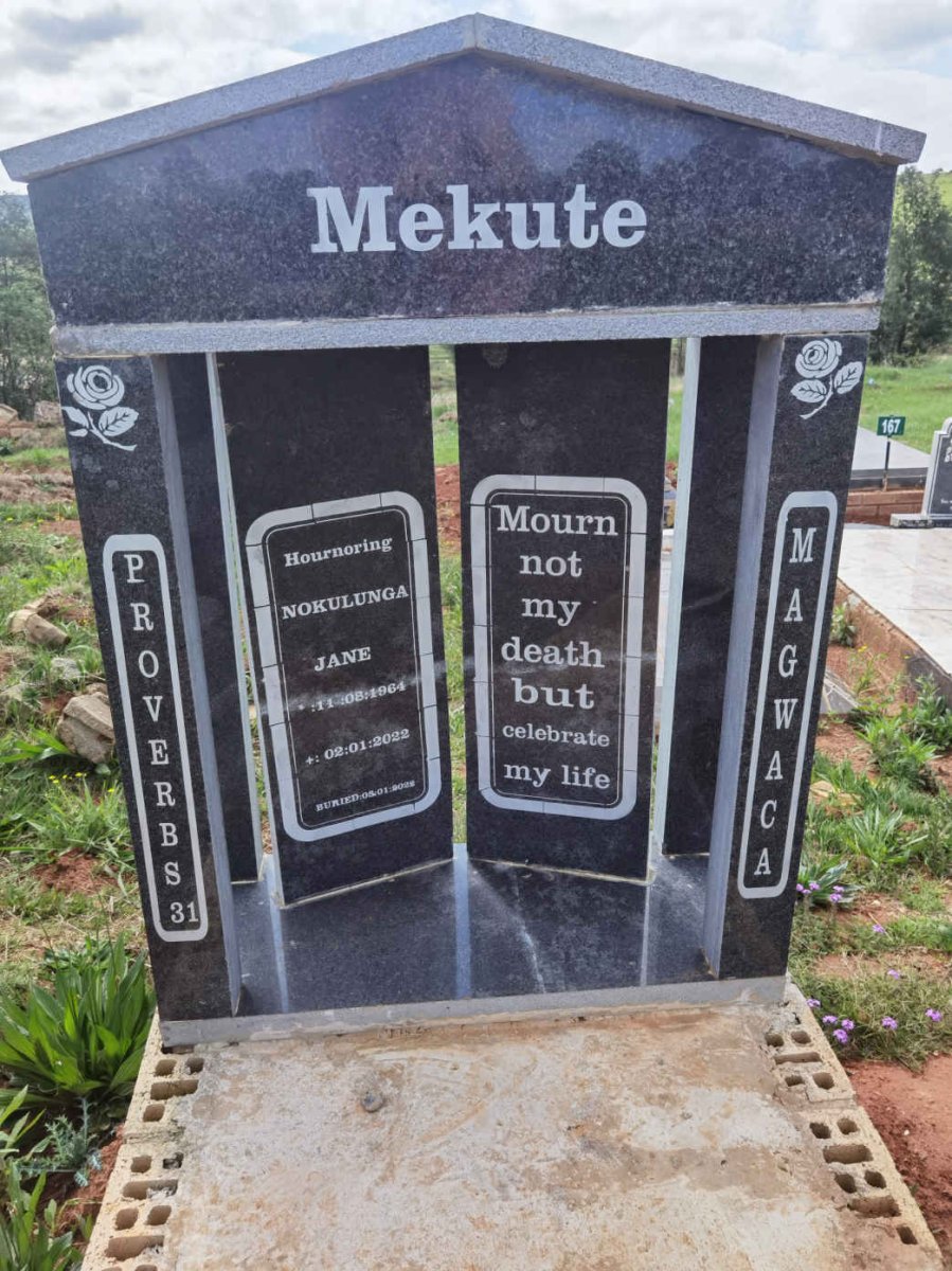MEKUTE Nokulunga Jane 1964-2022