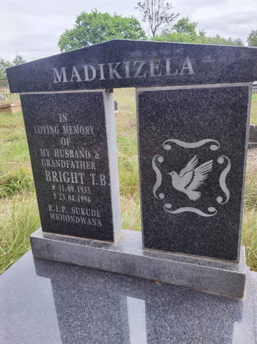 MADIKIZELA Bright T.B. 1933-1996