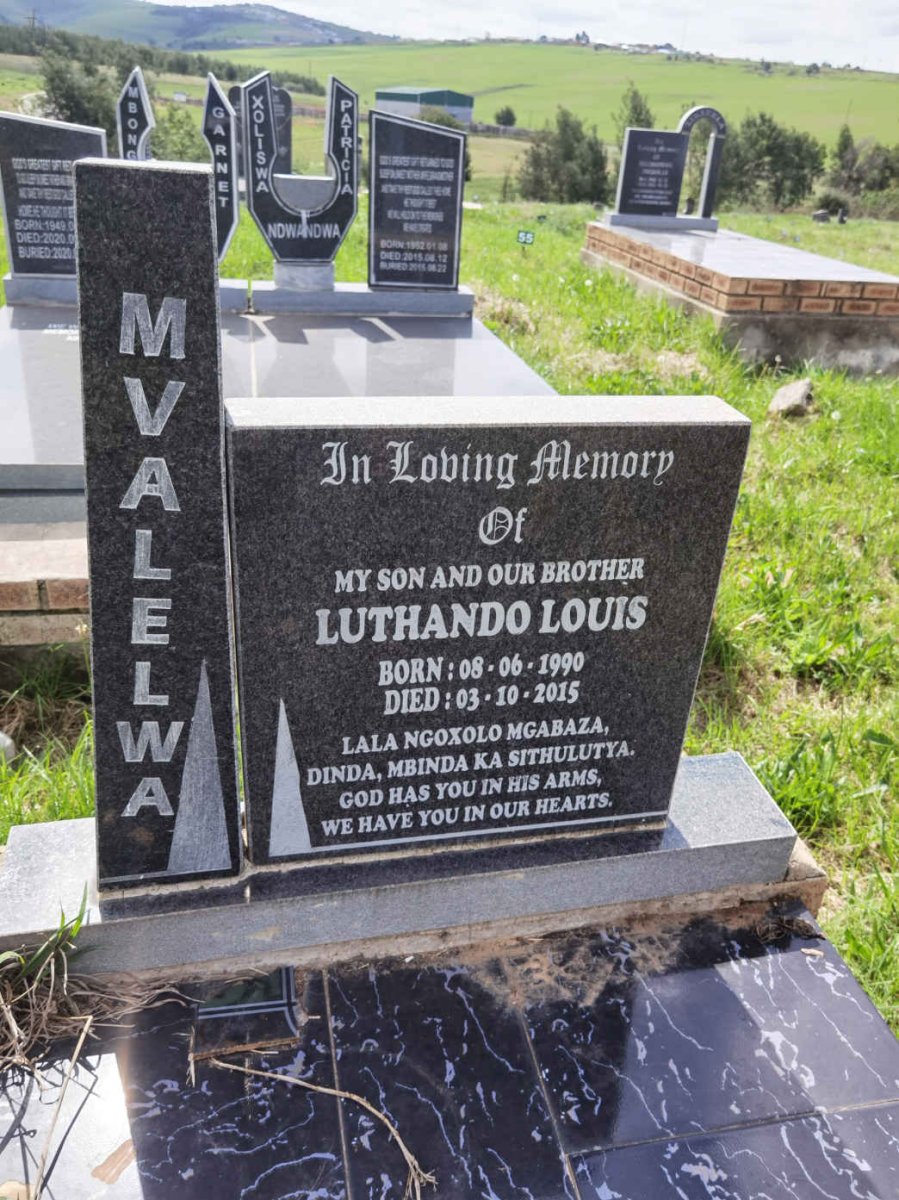 MVALELWA Luthando Louis 1990-2015