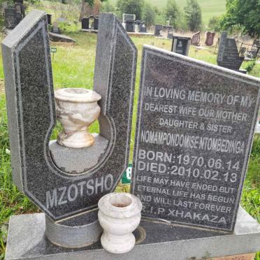 MZOTSHO Nomampondomise Ntombedinga 1970-2010
