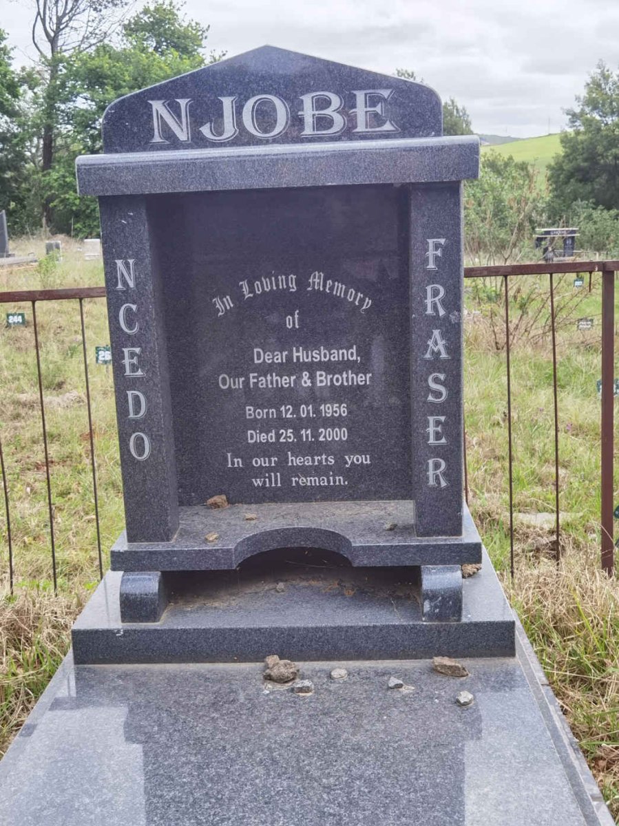 NJOBE Ncedo Fraser 1956-2000