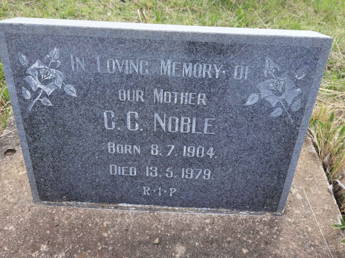 NOBLE C.C. 1904-1979