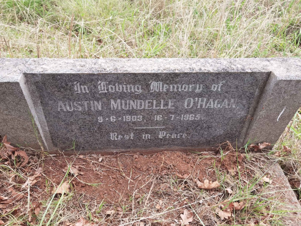 O'HAGAN Austin Mundelle 1903-1965