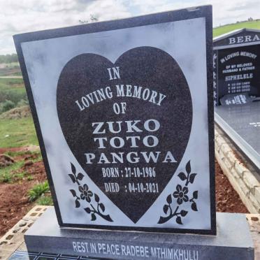 PANGWA Zuko Toto 1986-2021