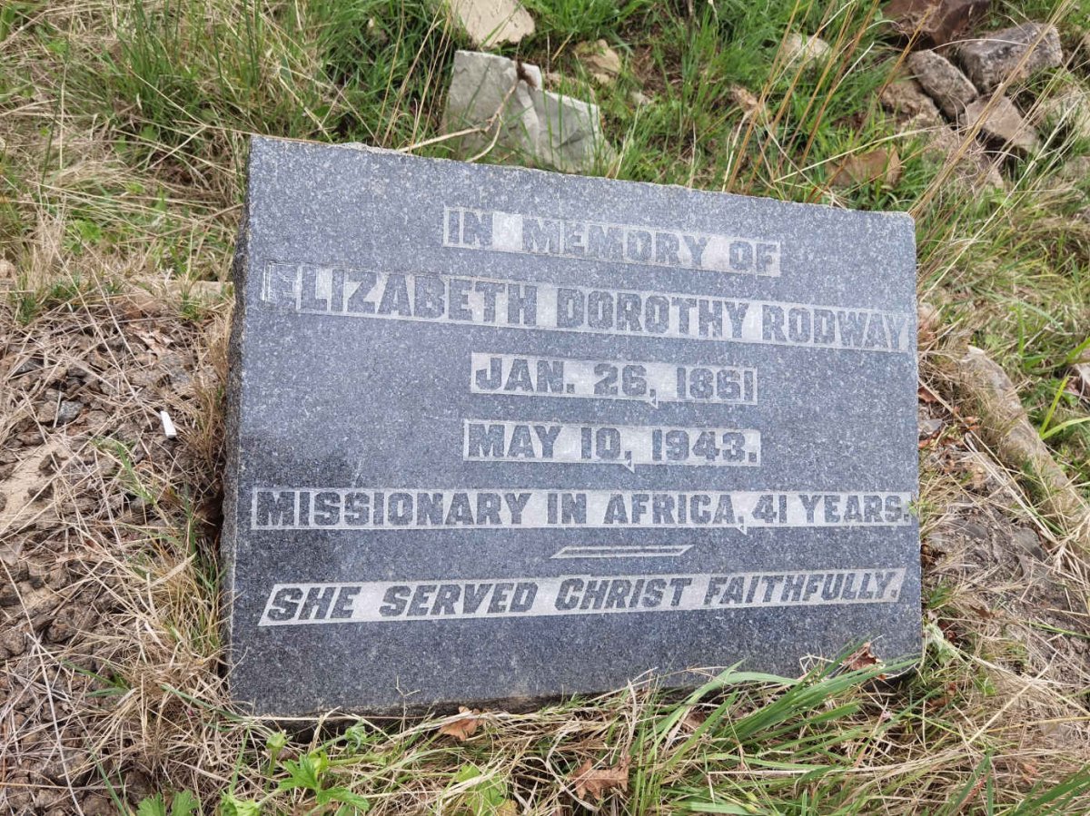 RODWAY Elizabeth Dorothy 1861-1943