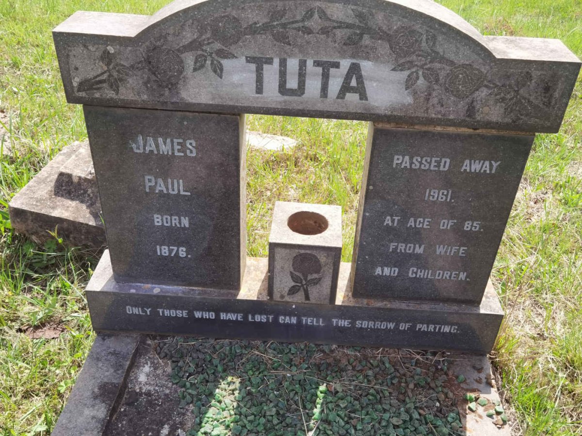 TUTA James Paul 1876-1961